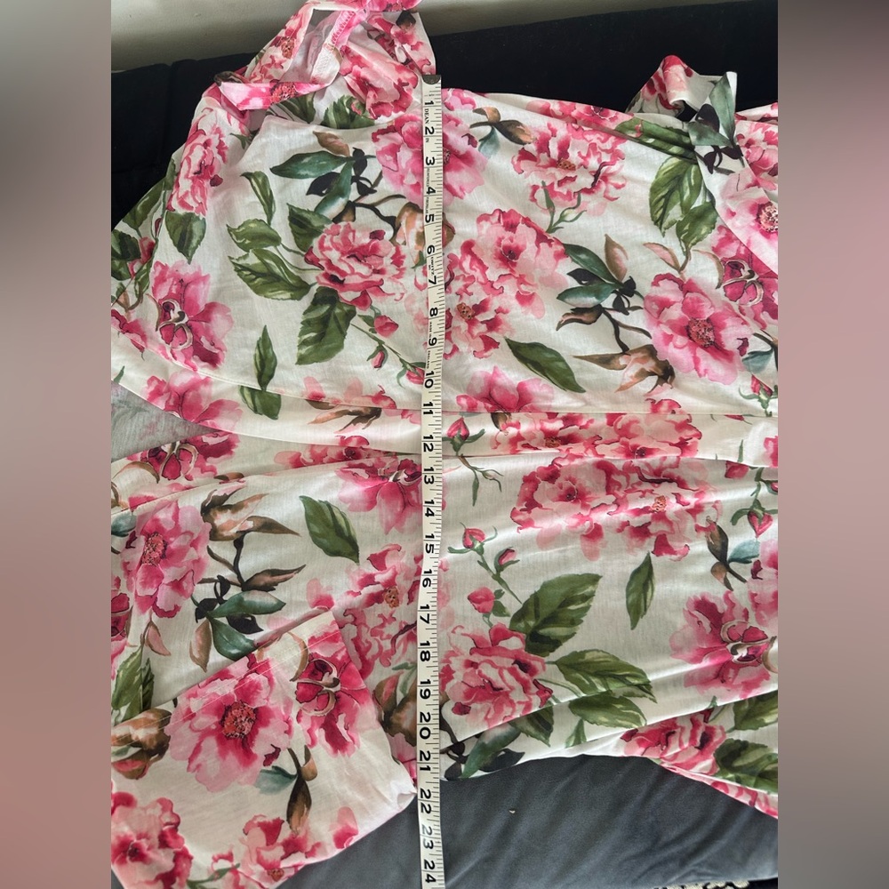 Show Me Your Mumu Brie Robe Garden of Blooms lightweight feminine robe size 0/S - Picture 7 of 10